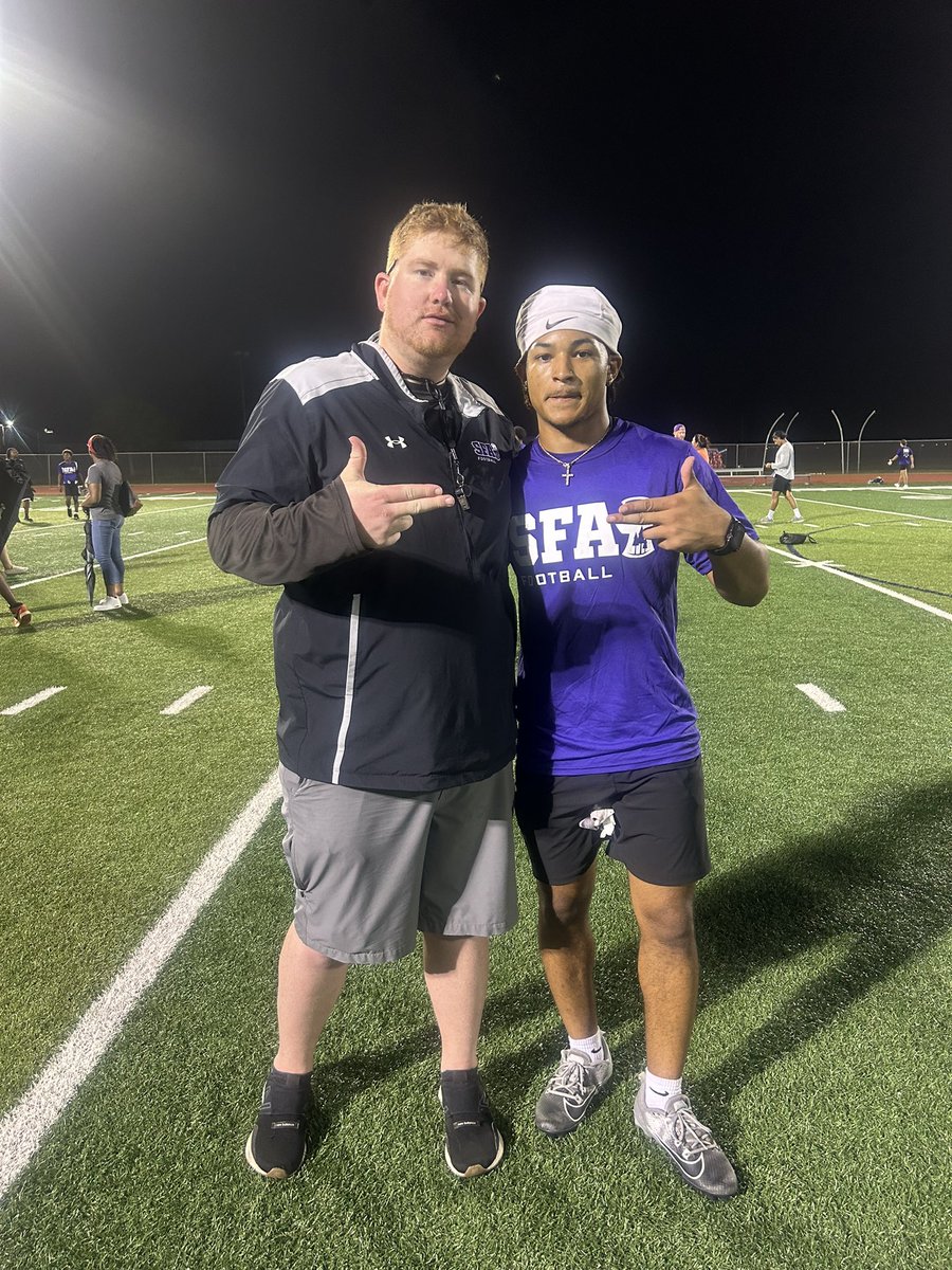 drinkard_hayden's tweet image. I had a great time yesterday at the SFA camp thanks to @CoachGunnellSFA for inviting me
@QuizzRodg3r2 @CoachCaseyVogt @CoachMaxwe11 @wgjones85 @Coach_Fudge @GRHS_Football