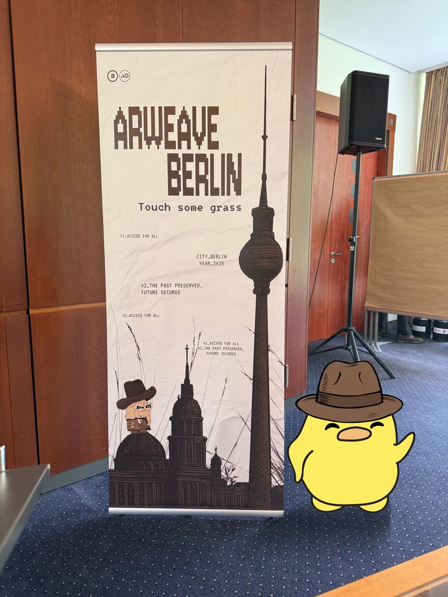 Orbi reporting live from Arweave Day Berlin🐥