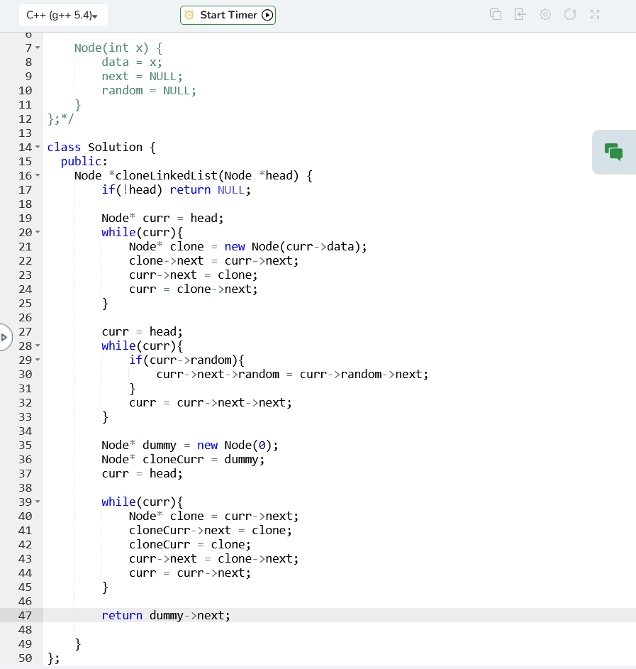 KrakenNakul's tweet photo. Day 70 of #gfg160 #geekstreak2025:
Cloned a tricky linked list with random &amp; next pointers intact! 🔁🎯 Deep copy without breaking a single original link.
#LinkedList #DeepCopy #Pointers #CloningChallenge #DSA #GeekStreak2025 https://t.co/eRzPWu6k7D