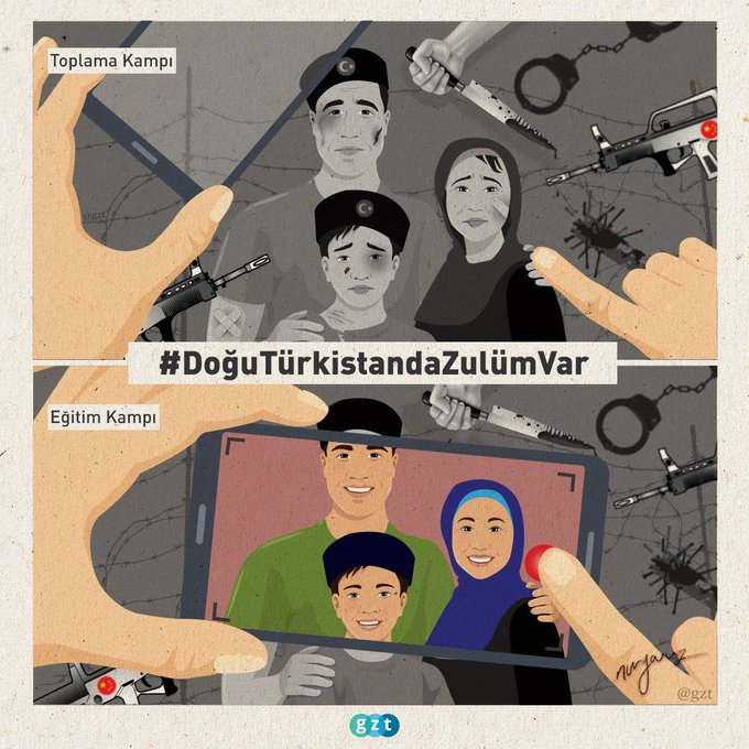 gztcom's tweet photo. 💢Doğu Türkistan'da binlerce Uygur Türkü'nün çıkaramadığı sesi ol❗ https://t.co/kznFauBt4e