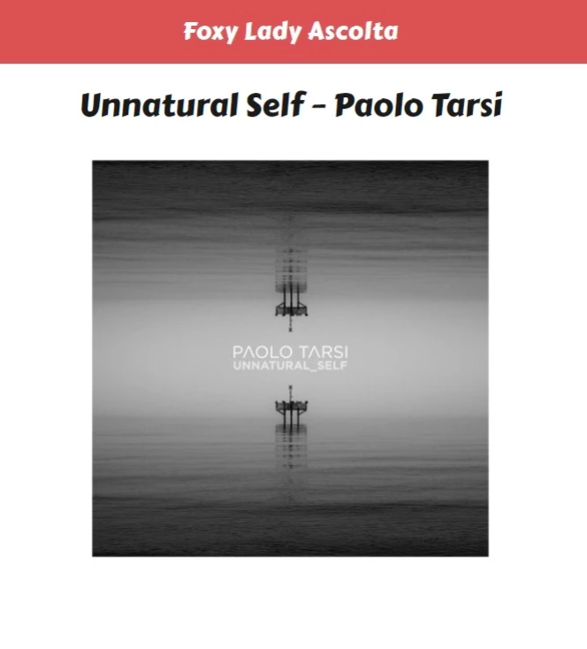 #UnnaturalSelf sul blog di <a href="/AscoltaFoxy/">Foxy Lady Ascolta</a> 

foxyladyascolta.altervista.org/unnatural-self…