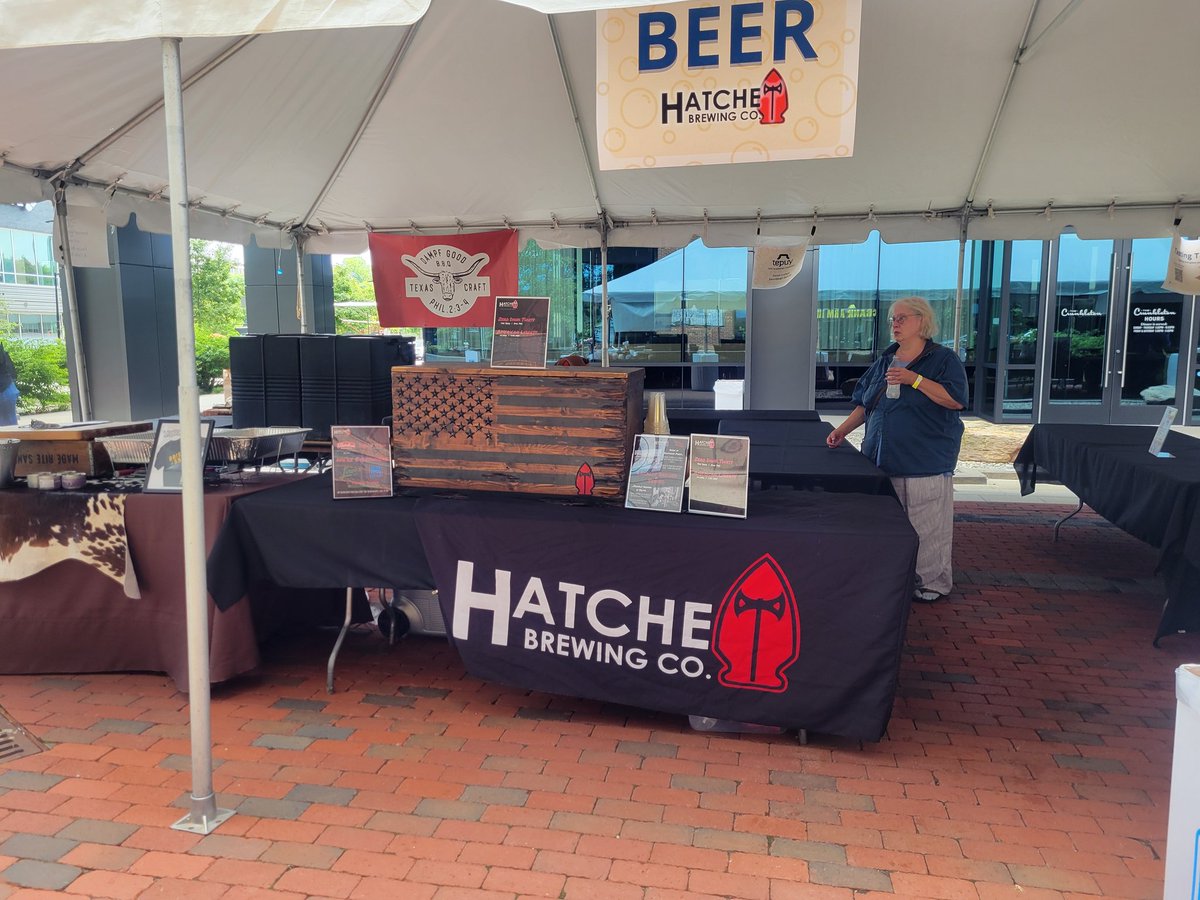 HatchetBrew's tweet photo. Out of the brewery today...come see us at Bubbles and Brisket in Raleigh. https://t.co/Cdws9YqpFl