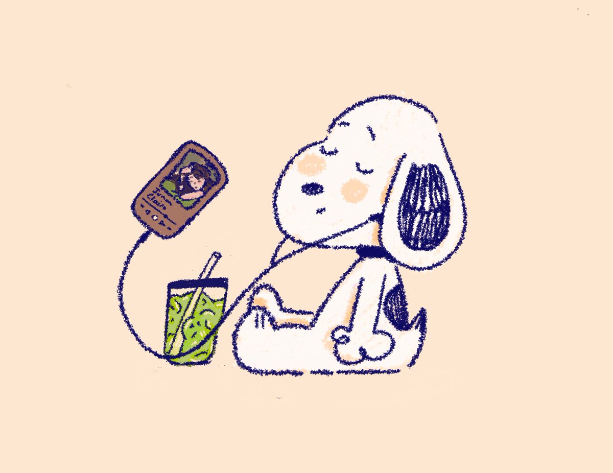 yes he listens to clairo and drinks matcha