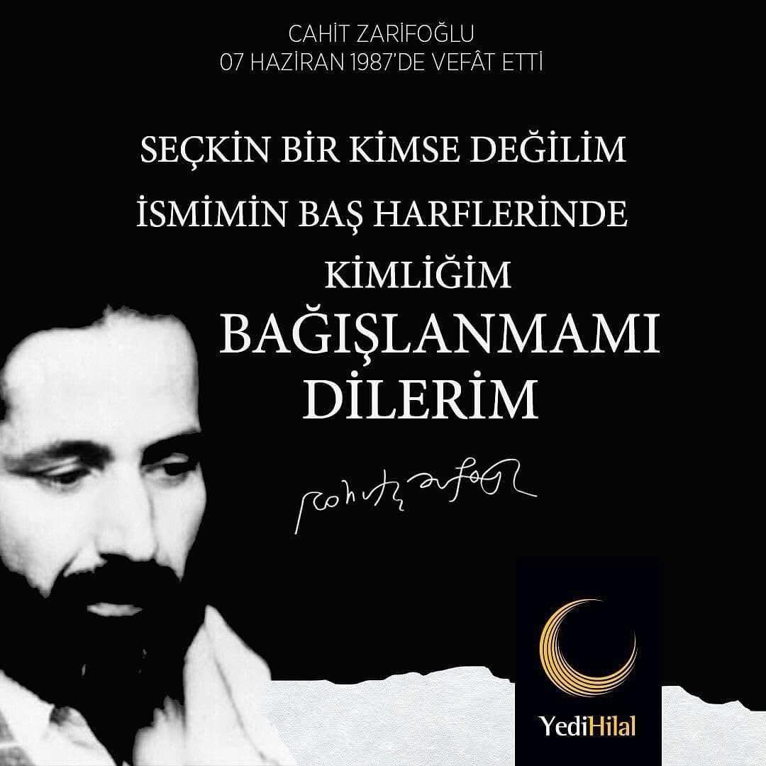 Zarif şair, örnek bir baba ve eş; ümmetin derdiyle dertlenen bir şair olan Abdurrahman Cahit Zarifoğlu’nu rahmetle yâd ediyoruz.