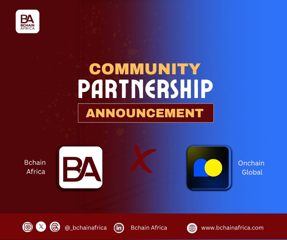 _bchainafrica's tweet photo. @_bchainafrica X @Onchain_Global 🤓
We're thrilled to announce our Community Partnership with @Onchain_Global
@Onchain_Global is a leading Marketing Agency and Distribution Network, powered by $ENB, dedicated to amplifying the presence and reach of innovative onchain projects.
Together, we will bring #LINGO and the upcoming Onchain Festival to a wider audience, driving innovation and fostering greater financial freedom across Africa
Meanwhile, join us for an insightful X Space this Sunday, June 8th, at 6 PM WAT to dive deeper into our vision and exciting future plans for Lingo.
Join here: https://t.co/kXKhtG7BAE
Stay tuned for more updates.
#BchainAfrica #OnchainGlobal #Partnership #Web3 #AfricaBlockchain #LINGO #OnchainFestival #XSpace #BlockchainInnovation