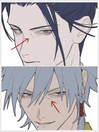 #軽い気持ちで描いたら思った以上に反響があった絵
壮年キャラや目を細めたときにできる目元の小ジワの描写が好きすぎて布教したかったやつ 