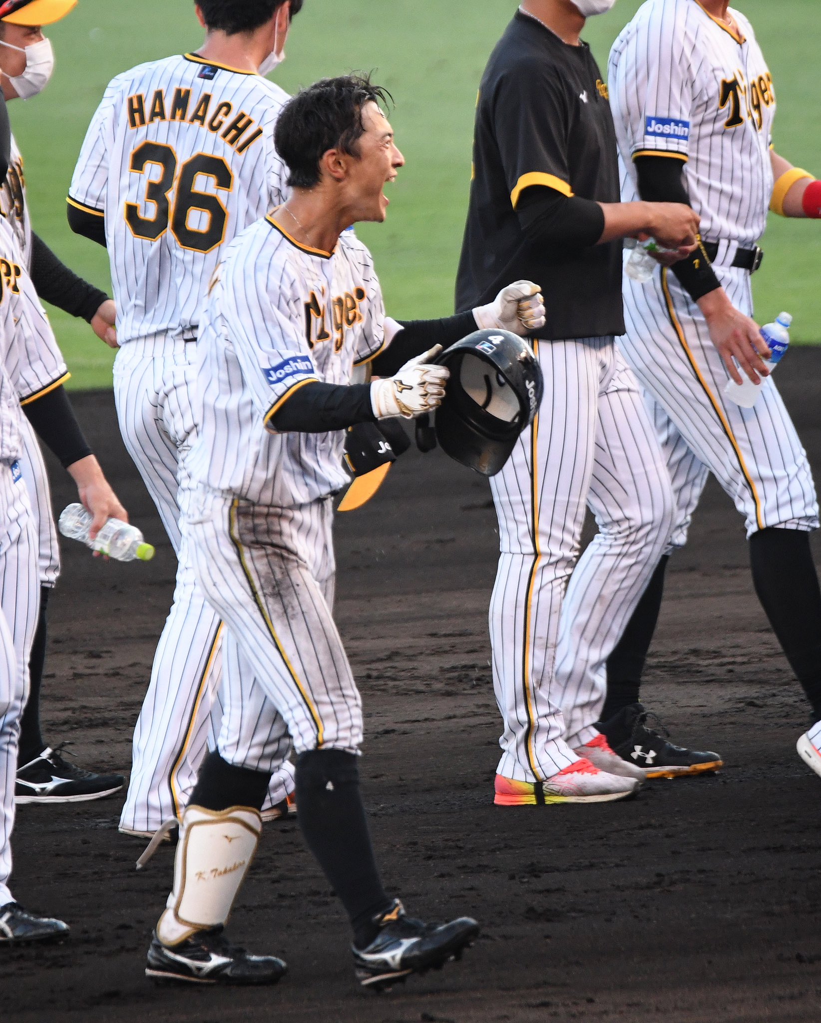 阪神タイガース 熊谷選手 島田選手 直筆サイン タイガースボール
