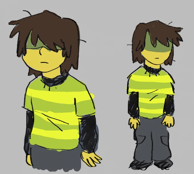 (no spoilers please) my take on kris includes the gay ass big shirt and long undershirt combo. naturally