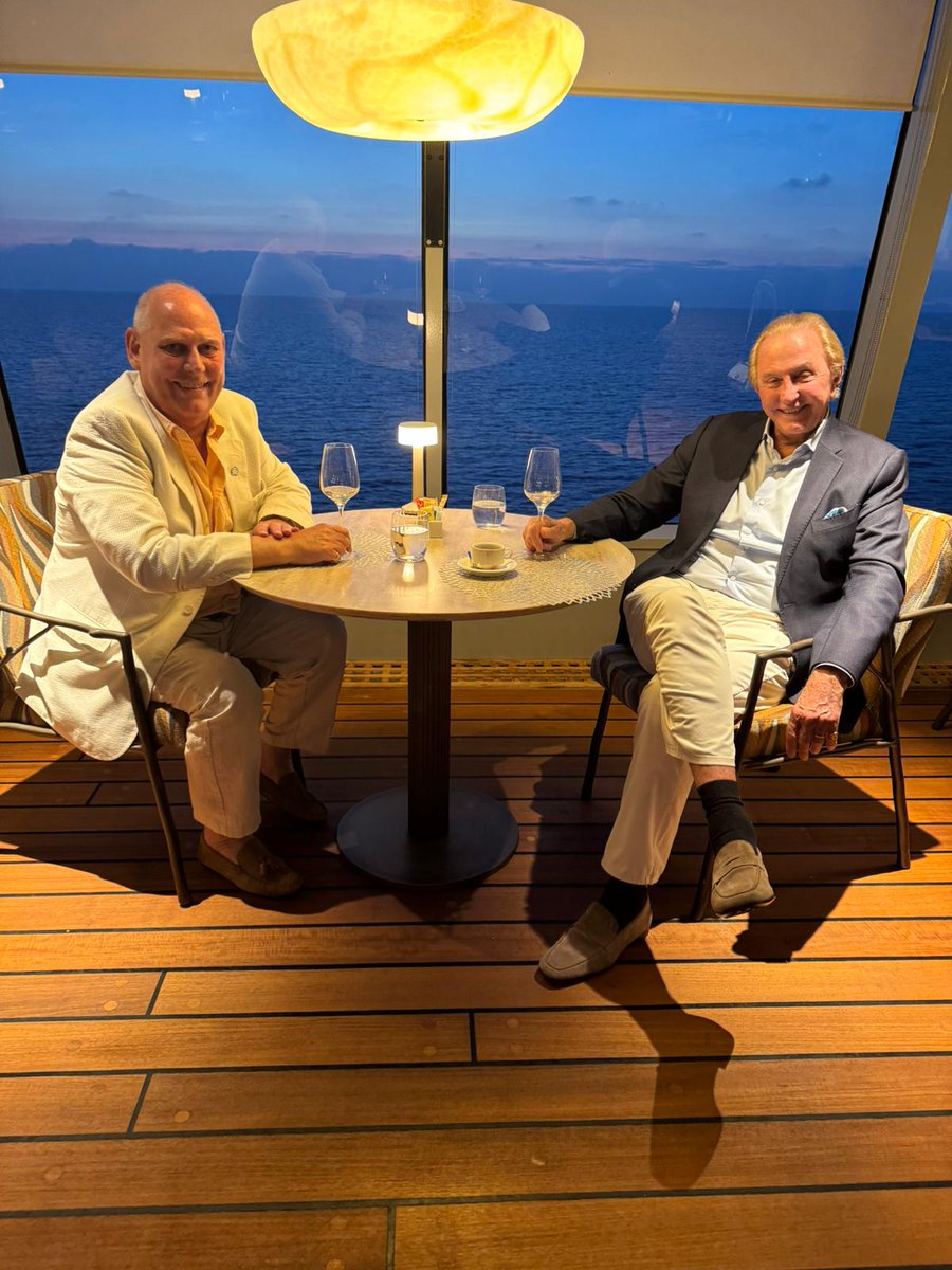 With almost a century of luxury travel experiences between us, when Geoffrey Kent, Founder and Chairman Emeritus of Abercrombie &amp; Kent, and I sit down for dinner in Beefbar on Crystal Symphony, we talk turkey. <a href="/crystalcruises/">Crystal Cruises</a> #exceptionalatsea