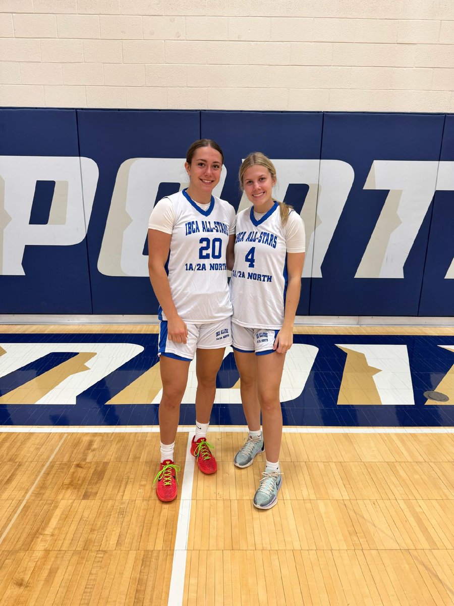 The IBCA Girls All-Star Game is today with Pecatonica's Elaina Rager and Orangeville's Laney Cahoon playing for the North team.

Have fun ladies!