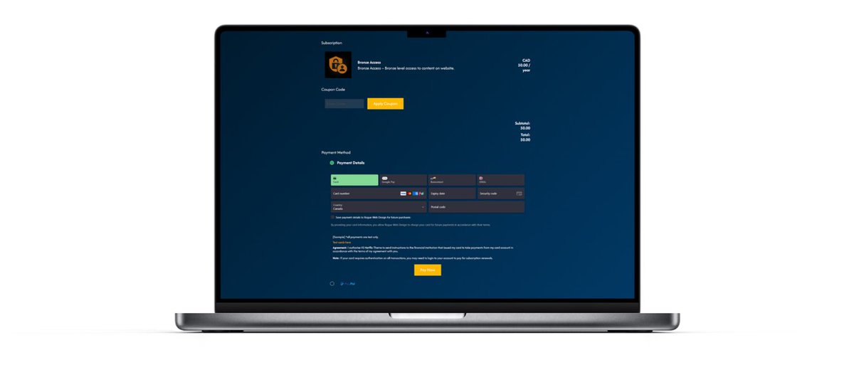 RogueWebDesign's tweet image. Our Rogue WP Payments plugin is  now integrated with @coinbase.  You can now easily accept payments in crypto for restricted content on your WordPress website. #Bitcoin