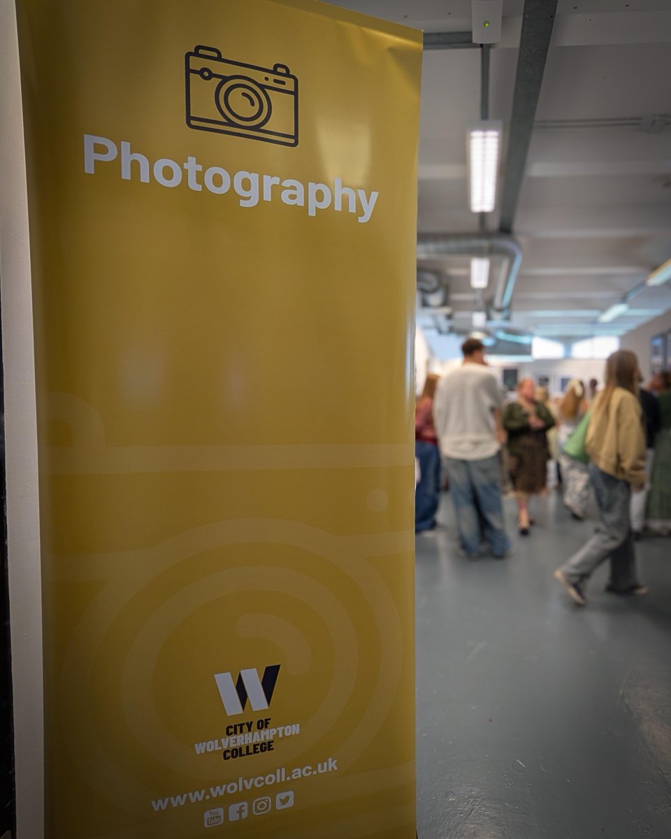 Yesterday we officially opened our end-of-year photography exhibition, PIXEL &amp; GRAIN 📸

Proudly hosted in collaboration with the University of Wolverhampton’s School of Creative Arts, the show highlights the brilliant work of our photography students.

 #DefineYourFuture