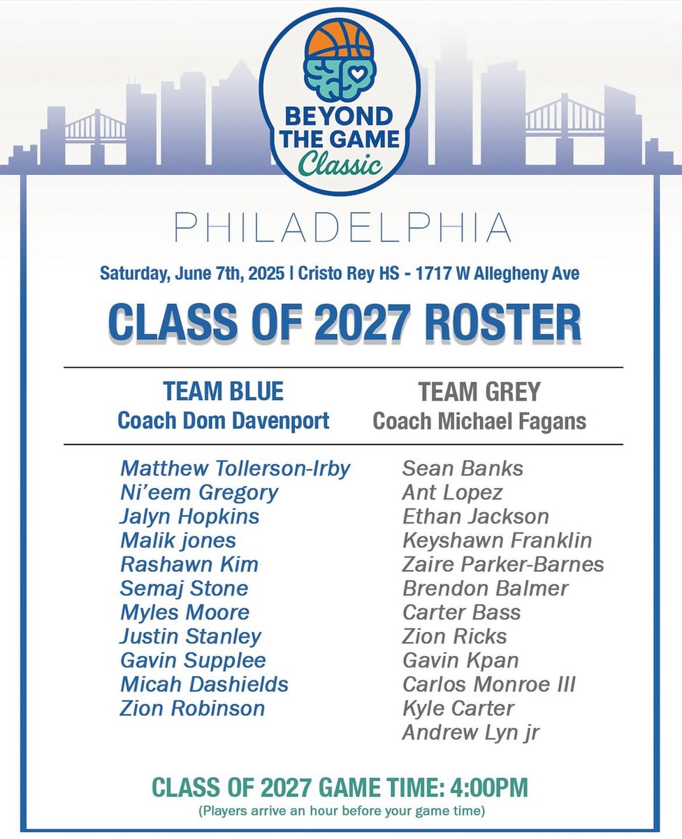 Good luck to Brendon Balmer competing in the Beyond the Game Classic today!!