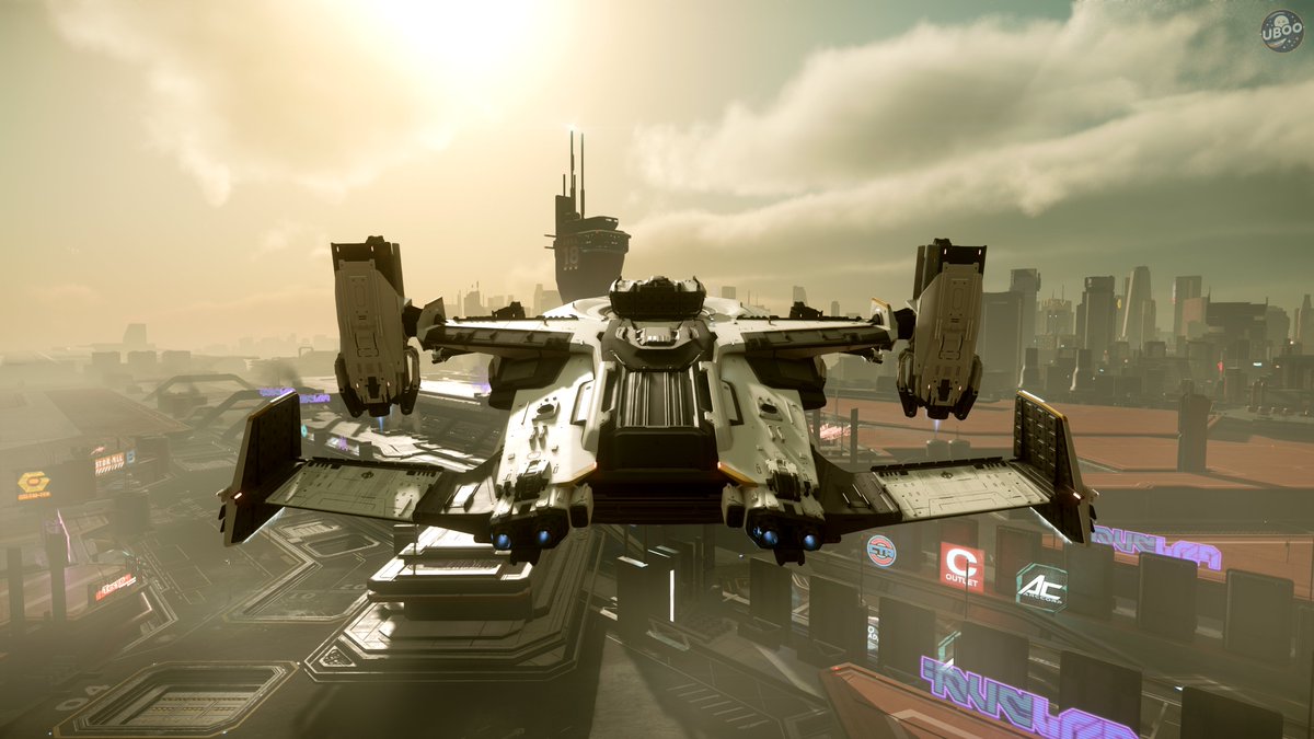 UbooGaming's tweet image. I love driving the Asgard and the 400i, both of my favs.
@RobertsSpaceInd  #screenshotsaturday  #DailyDriver
#StarCitizen