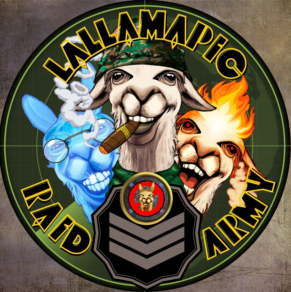 “When airdrop?”....You want in?🙋‍♂️
Delist. Make noise. Raid✅🔁
Be part of the movement🪖
This won't just be a meme coin🚫
It will be a statement🦙
Let's make it loud!📢