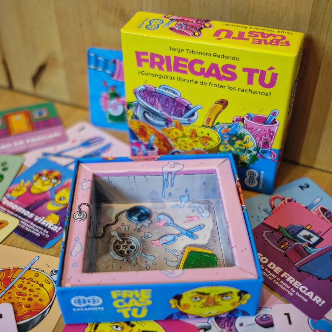 ¿Creéis que en ese fregadero cabrán unos buenos limones? 🍋🍋😬
 
Los Cacahuetes 🥜 suelen venir listos para comer pero ya sabéis que la fruta es importante lavarla antes de comer 😉

No dudéis en seguir esta nueva andadura de Cacahuetes y Limones en las redes de <a href="/rocketlemon/">Rocket Lemon Games 🚀🍋</a>