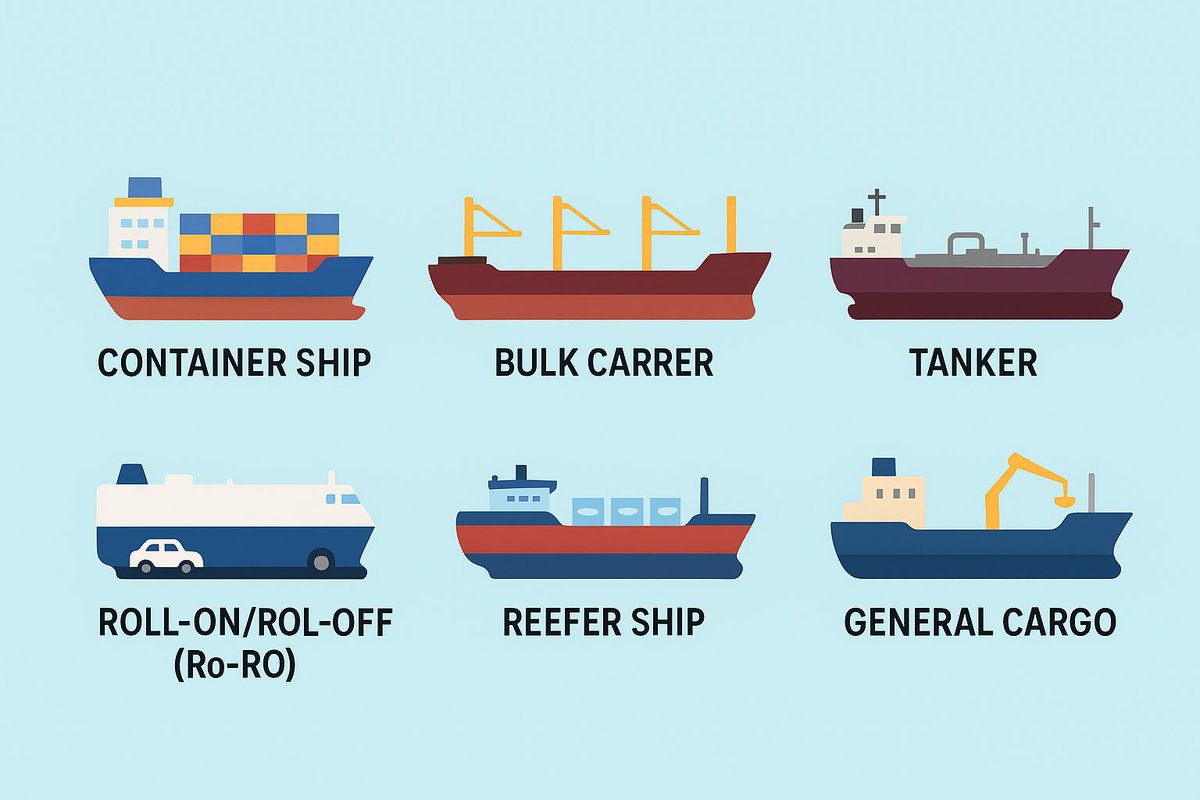 Ever wonder what powers global trade? 🌍
From Container Ships to Reefers, here are 6 types of cargo vessels &amp; what they actually do.
Dive in → decktv.com/types-of-cargo…
#Shipping #Maritime #Cargo #Logistics #GlobalTrade #SupplyChain #Ships