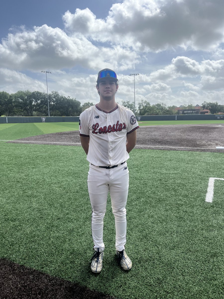 Five Tool South Texas (@fivetoolstx) on Twitter photo F:<a href="/LonestarBSBclub/">LonestarBaseballClub</a> American 2026 13, Texas Splitters 17u 3
PoG:<a href="/NixonBadilla/">Nixon Badilla</a> 3 IP, 5K, H , 0 ER
Hitter:<a href="/d1_matthew02/">Matthew McClenan</a> 2-3, 2B, RBI F:<a href="/LonestarBSBclub/">LonestarBaseballClub</a> American 2026 13, Texas Splitters 17u 3
PoG:<a href="/NixonBadilla/">Nixon Badilla</a> 3 IP, 5K, H , 0 ER
Hitter:<a href="/d1_matthew02/">Matthew McClenan</a> 2-3, 2B, RBI