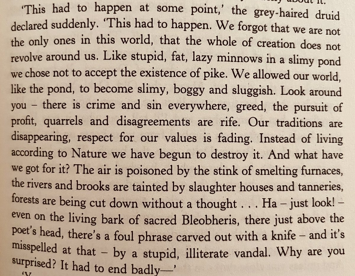 Early in the Witcher, Blood of Elves. Goddamn.