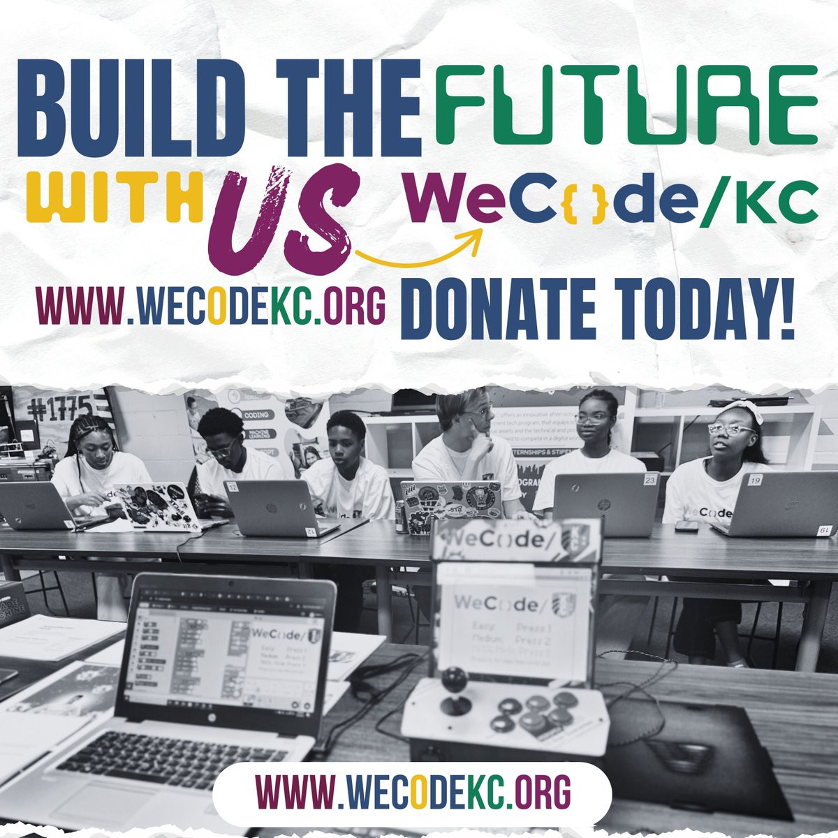 wecodekc's tweet image. 🌟 Help us build the future of tech, one student at a time.
Your donation supports free, high-quality tech education for youth across Kansas City.
💻 Donate today at wecodekc.org
#WeCodeKC #SupportYouthInTech