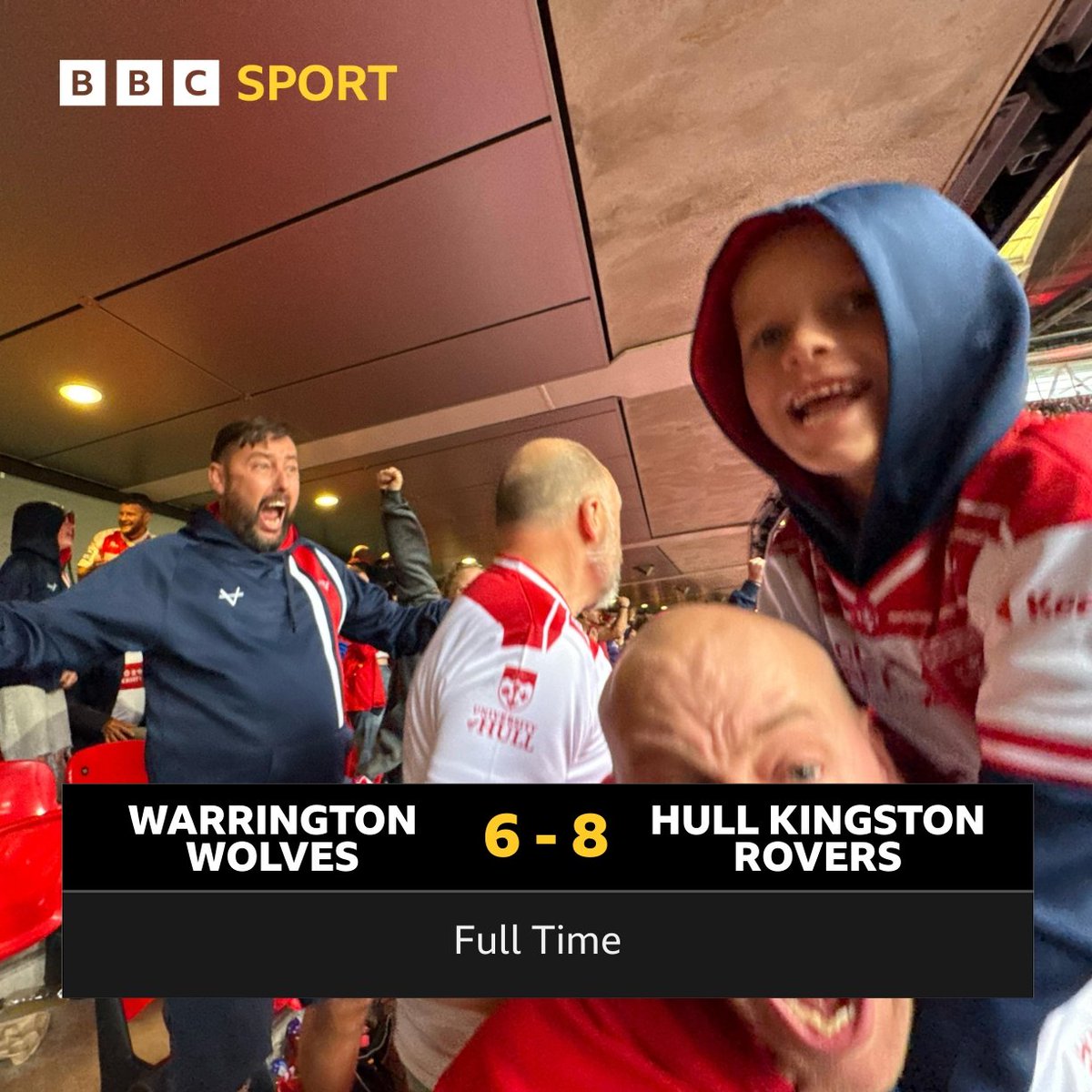 BBC Humberside Sport (@humbersidesport) on Twitter photo ๐พ ROVERS HAVE DONE IT!!!
๐ดโช๏ธ <a href="/hullkrofficial/">Hull KR</a>'s 40-year wait for major silverware is over.
๐ The Robins are the 2025 <a href="/TheChallengeCup/">Betfred Challenge Cup</a> winners after beating <a href="/WarringtonRLFC/">Warrington Wolves</a>.
๐ฃ๏ธ Give us your reaction on <a href="/RadioHumberside/">BBC Humberside</a> and join the celebrations.
#UpTheRobins | #BBCRL ๐พ ROVERS HAVE DONE IT!!!
๐ดโช๏ธ <a href="/hullkrofficial/">Hull KR</a>'s 40-year wait for major silverware is over.
๐ The Robins are the 2025 <a href="/TheChallengeCup/">Betfred Challenge Cup</a> winners after beating <a href="/WarringtonRLFC/">Warrington Wolves</a>.
๐ฃ๏ธ Give us your reaction on <a href="/RadioHumberside/">BBC Humberside</a> and join the celebrations.
#UpTheRobins | #BBCRL