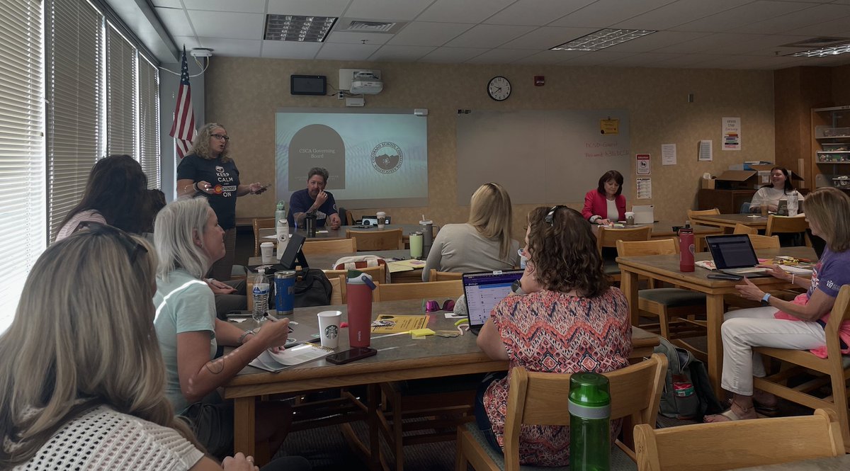 CSCA LDI 2025 is underway! So excited for our leaders and the work happening to better the CSCA governing board with Dr. Sherry Jennings! #CSCA #ColoradoSchoolCounselors