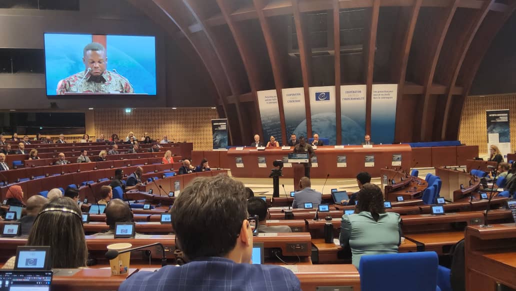 samgeorgegh's tweet photo. This past week, I addressed the opening plenary of the Octopus Conference 2025 under the auspices of the @coe. 

I joined the Secretary General, @alain_berset and Malta's Minister for Justice, Jonathan Attard as we discussed the future of our cyber preparedness in light of AI and emerging threats. 

I highlighted Ghana's strides in buildings our capacity and urged for closer international collaboration to combat the cross border nature of cyber incidents. 🦁🇬🇭
