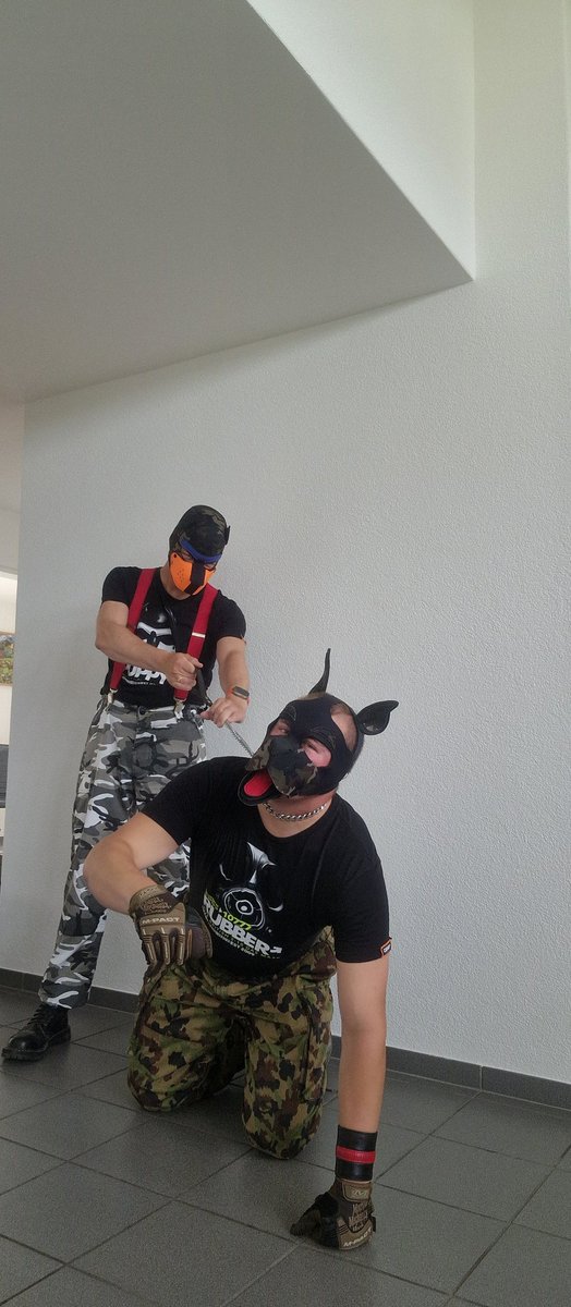 Let's go wooof at Meet &amp; Bark zurich w/ <a href="/FetishGayl/">Fleckpup Don</a>