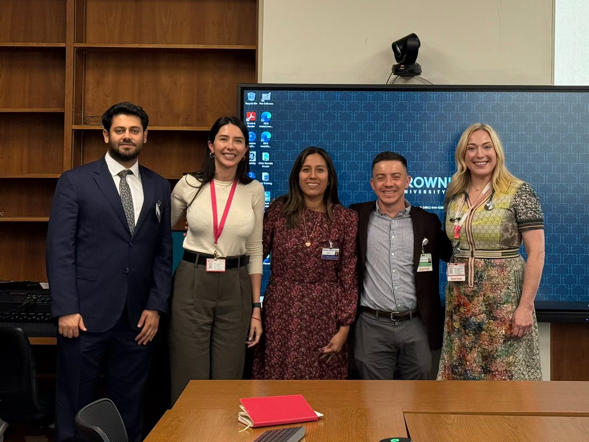 DrSGraff's tweet image. A few quick 📸 of the @ASCO @ConquerCancerFd #IDEA Grantees over their visit @BrownUCancer @BrownMedicine @BrownUnivHealth
#globaloncology