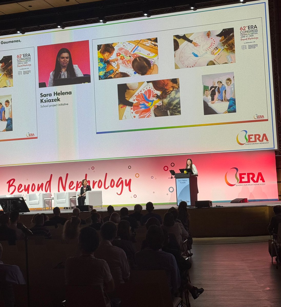 sara___helena's tweet photo. Very honoured to present the #ERA Legacy School Project at the closing ceremony.
Thank you #ERA25 ! It was wonderful having you in Vienna🎉🇦🇹 https://t.co/RUSrnrvL9J
