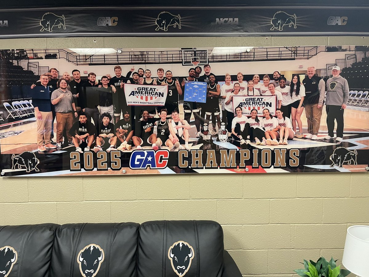 Weston Jameson (@coachwjameson) on Twitter photo Winning a championship is always special. Getting to win a championship along with the women’s basketball team this year was extra special. It was time for an office upgrade! Go Bisons! 🏆🦬
<a href="/Harding_MBB/">Harding Men's Basketball</a> <a href="/Harding_WBB/">HU Lady Bisons</a> Winning a championship is always special. Getting to win a championship along with the women’s basketball team this year was extra special. It was time for an office upgrade! Go Bisons! 🏆🦬
<a href="/Harding_MBB/">Harding Men's Basketball</a> <a href="/Harding_WBB/">HU Lady Bisons</a>