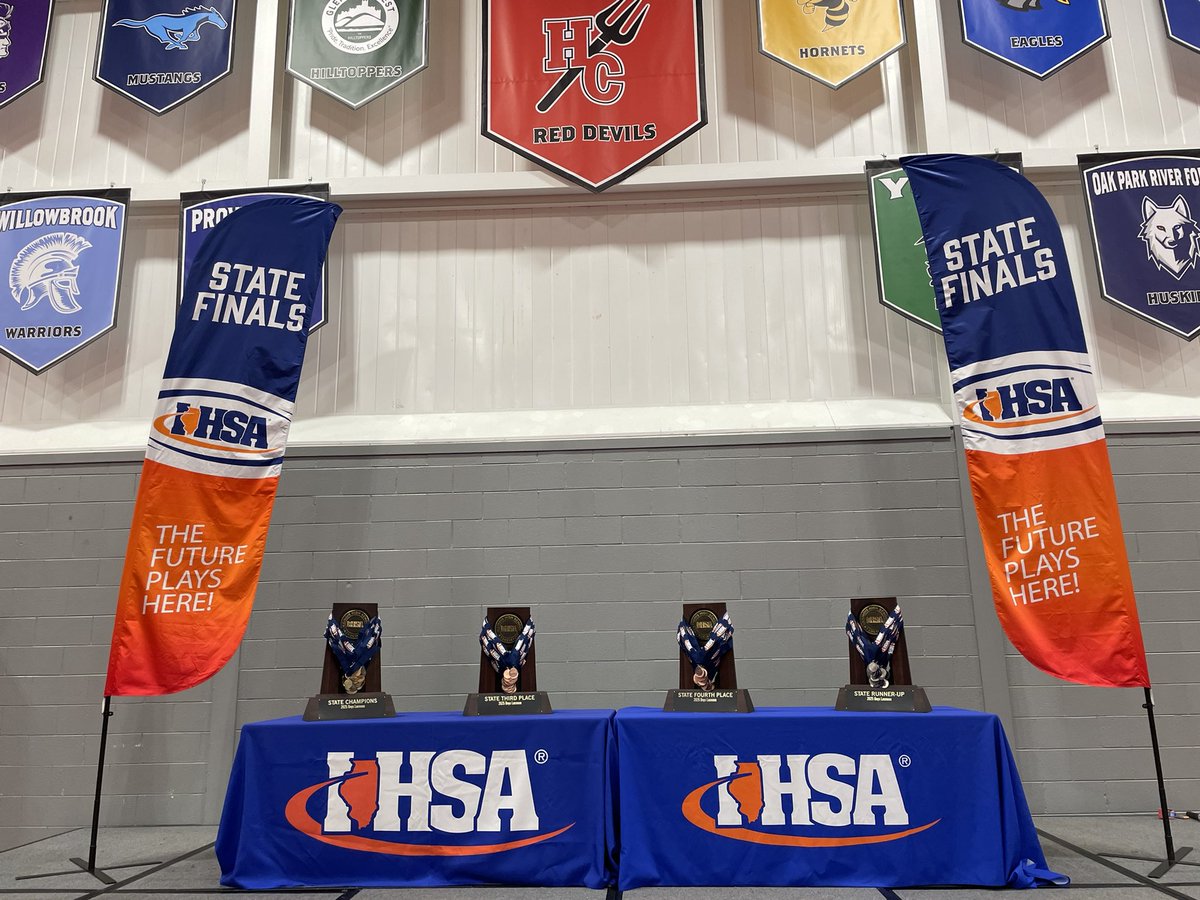 The stage is set for Championship Saturday at the <a href="/IHSA_IL/">Illinois High School Association #IHSA</a> Lacrosse State Finals. Thanks to <a href="/RedDevilsAD/">HCHS Athletic Department</a> and the staff at Hinsdale Central for all their work to host this event!