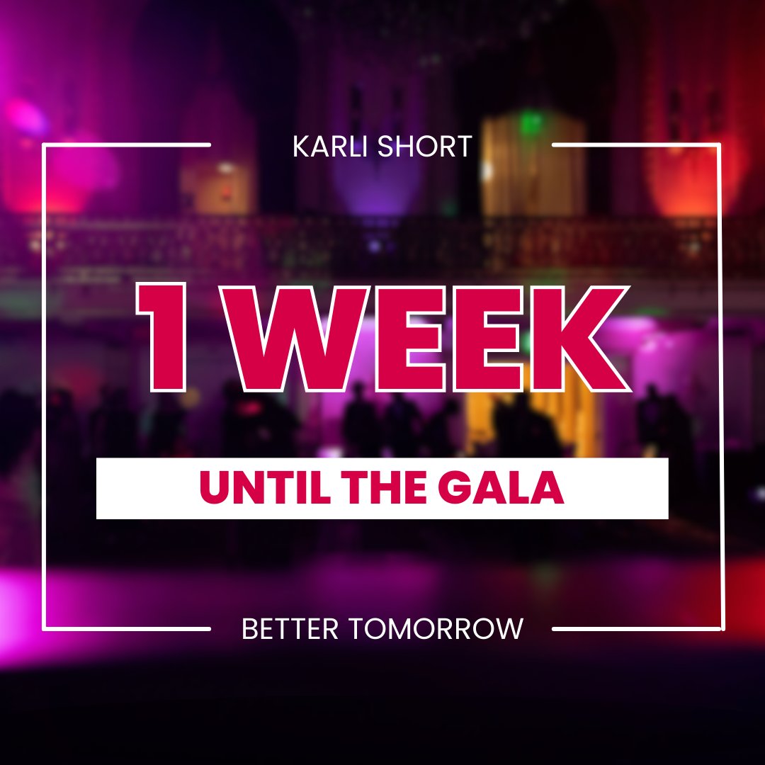 Karli Short Better Tomorrow Foundation (@ksbtfoundation) on Twitter photo ๐๏ธ KSBT25.givesmart.com ๐๏ธ
Our gala is ONE WEEK AWAY! Don't miss out on the chance to enjoy a star-studded night of Penn State Lettermen and players, NFL stars, dancing, food, cocktails, special guests, unique auction items, and more.
<a href="/brandonshort43/">Brandon Short</a> ๐๏ธ KSBT25.givesmart.com ๐๏ธ
Our gala is ONE WEEK AWAY! Don't miss out on the chance to enjoy a star-studded night of Penn State Lettermen and players, NFL stars, dancing, food, cocktails, special guests, unique auction items, and more.
<a href="/brandonshort43/">Brandon Short</a>