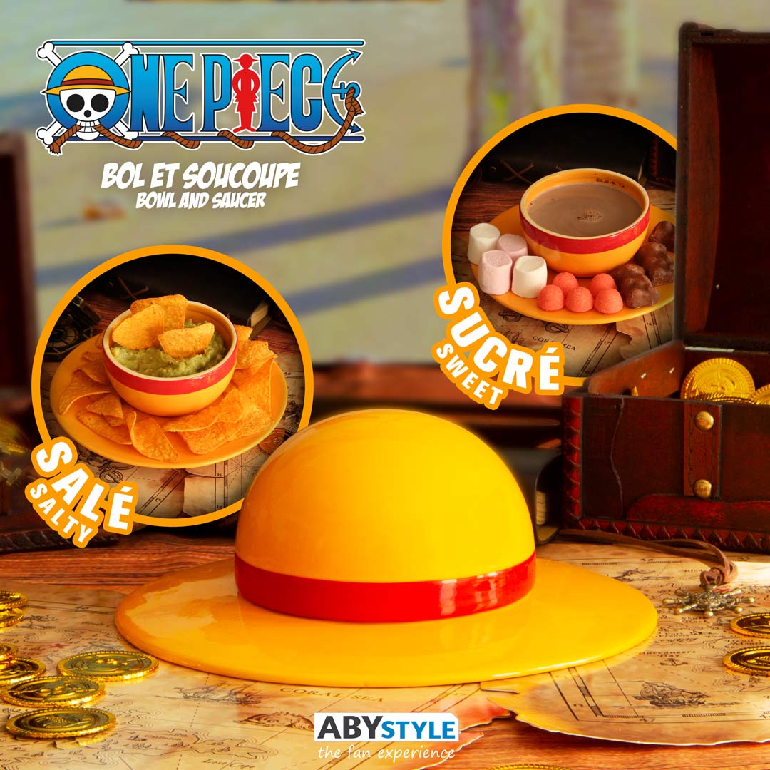 ABYstyle (@_abystyle) on Twitter photo Nouveauté #OnePiece chez #ABYstyle ☠️🌊
Transformez vos pauses sucrées 🍫 ou salées 🧂 en aventures grâce à ce bol et soucoupe inspirés du chapeau de #Luffy !
Disponible dès maintenant pour tous les pirates gourmands ! ⚓
ow.ly/mV9v50W4AU0
#OnePieceMerch #Strawhatcrew Nouveauté #OnePiece chez #ABYstyle ☠️🌊
Transformez vos pauses sucrées 🍫 ou salées 🧂 en aventures grâce à ce bol et soucoupe inspirés du chapeau de #Luffy !
Disponible dès maintenant pour tous les pirates gourmands ! ⚓
ow.ly/mV9v50W4AU0
#OnePieceMerch #Strawhatcrew