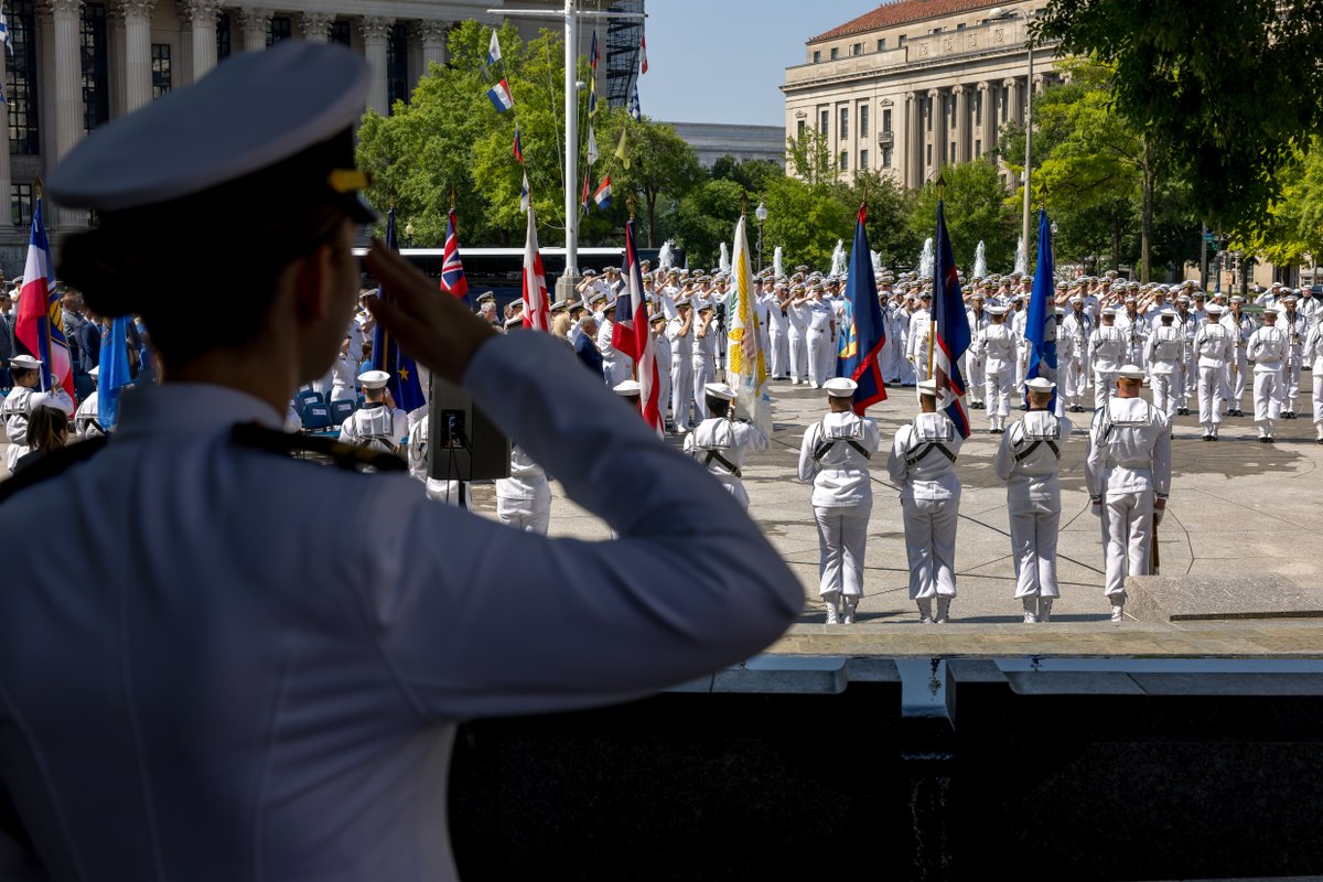 Thank you to everyone who joined us, both in person and online, to remember and honor the 83rd anniversary of Battle of Midway. 
 
If you missed the event, you can view the recording of the wreath laying here: ow.ly/tBCa50W59R0