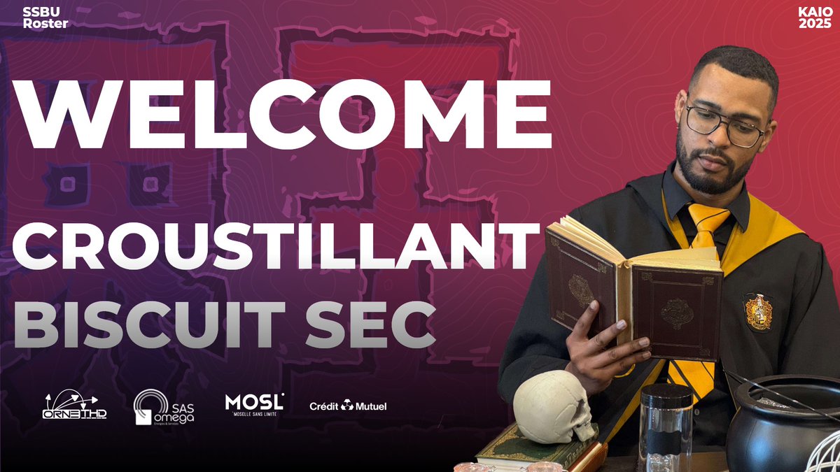 Le moment est venu 🔥

Nous sommes depuis toujours proches de nos amis luxembourgeois.
Aujourd’hui, l’un de leurs meilleurs guerriers entre dans l’arène aux couleurs de la Team Kaio. 🇱🇺

Sur le terrain, attendez-vous à un brin de magie… ✨

Bienvenue à <a href="/StewartAlmeida/">Kaio | Croustillant Biscuit Sec 🍪</a> ! #SSBU