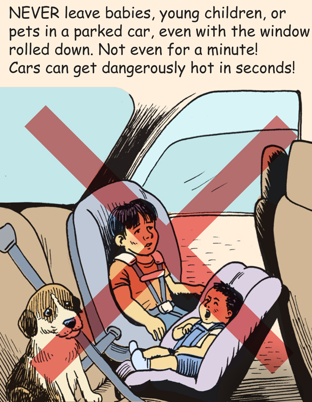 KCPubHealth's tweet photo. As the days get hotter heading into summer—

-Never leave children or pets in a parked car
-Check if you're at higher risk from heat and stock up on medications
-Drink water, take breaks, find shade, and visit places with AC on hot days

More tips &amp; info: https://t.co/uG1qHIOFZ6 https://t.co/JrPg5FDt0C