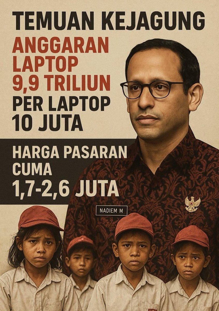 🗣️: “sekolah sana biar pinter”

Gamau ah orang mentri pendidikan kita aja korupsi 😌