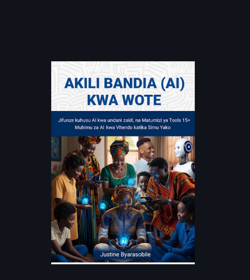 selinabaltazal's tweet image. Elimu Gharama, Ukishindwa jaribu Ujinga😎,Wahi To wahi....Mali mpya sokoni.Kaka amefanya tena. Baada ya Akili Bandia kwa watu wote.

#ForFuture