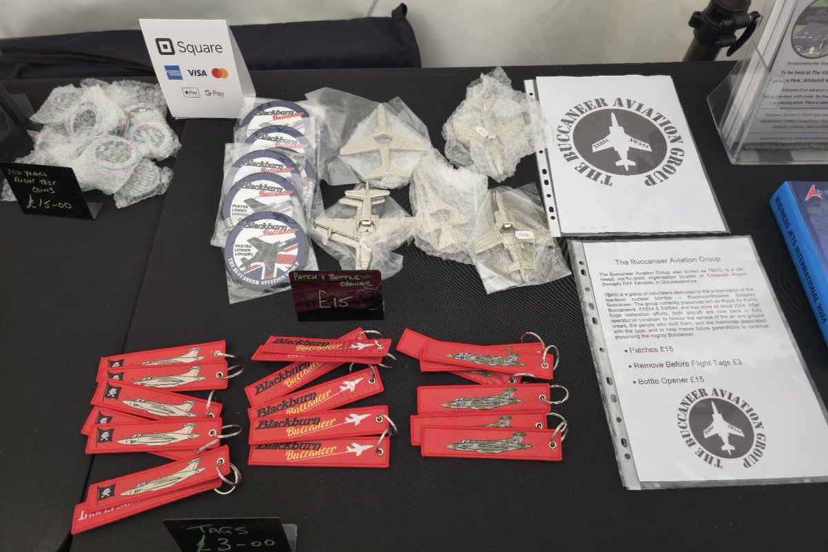 Although TBAG are not attending the RAF Cosford Airshow this weekend, our friends at Threshold.aero are selling a small selection of our stock on our behalf. 
Please do pop along and say hello to the friendly guys at Threshold.aero if you are passing by.