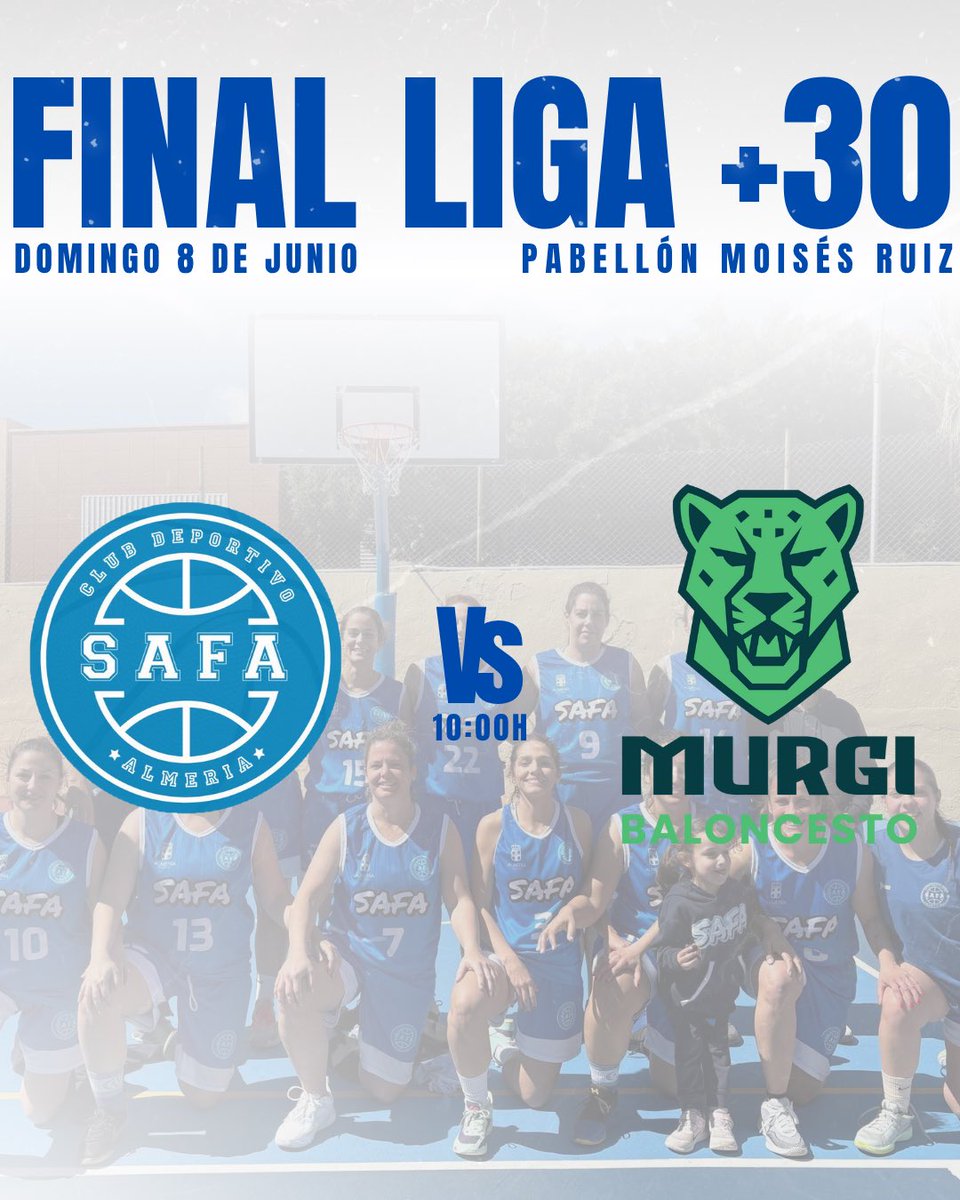 💙Final Liga +30🤍

Mañana nuestras Seniors juegan la Final de la Liga +30 🆚 Transportes Cañabate <a href="/MurgiBaloncesto/">Baloncesto Murgi</a>.

Vamos a intentar poner el broche de oro a una temporada increíble. A por todas!!!!

#123SAFA 💙🤍