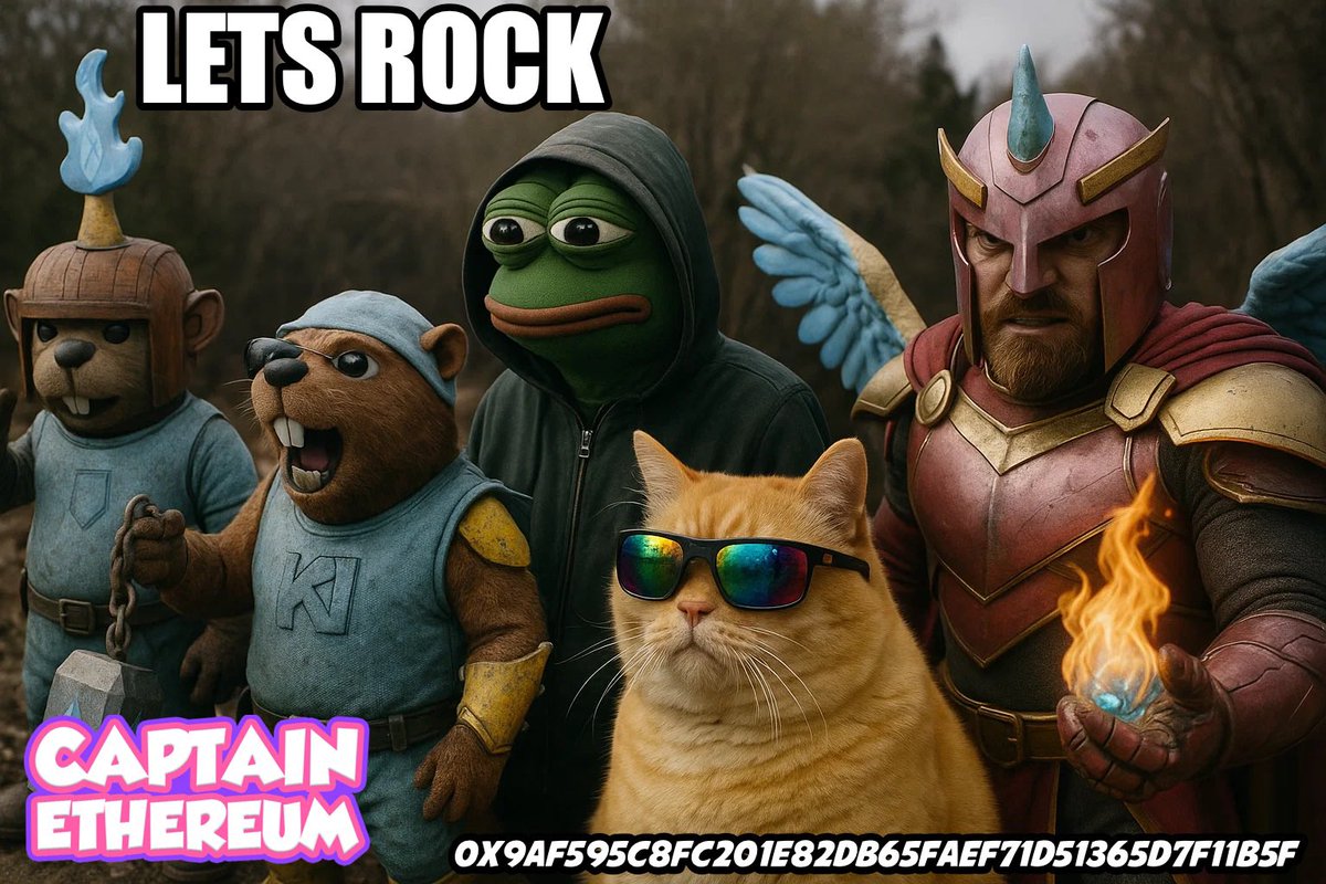 <a href="/AgencyLaser/">LASER</a> $Captain Ethereum was coded by the EF to flip #CaptainBNB.  Might as well get in now and enjoy the slow cooked 50x.
<a href="/CaptainETHToken/">Captain Ethereum & Community</a> #CaptainEthereum #CaptainMemes 
CA: 0x9af595C8fc201e82Db65FAef71D51365d7F11B5f
