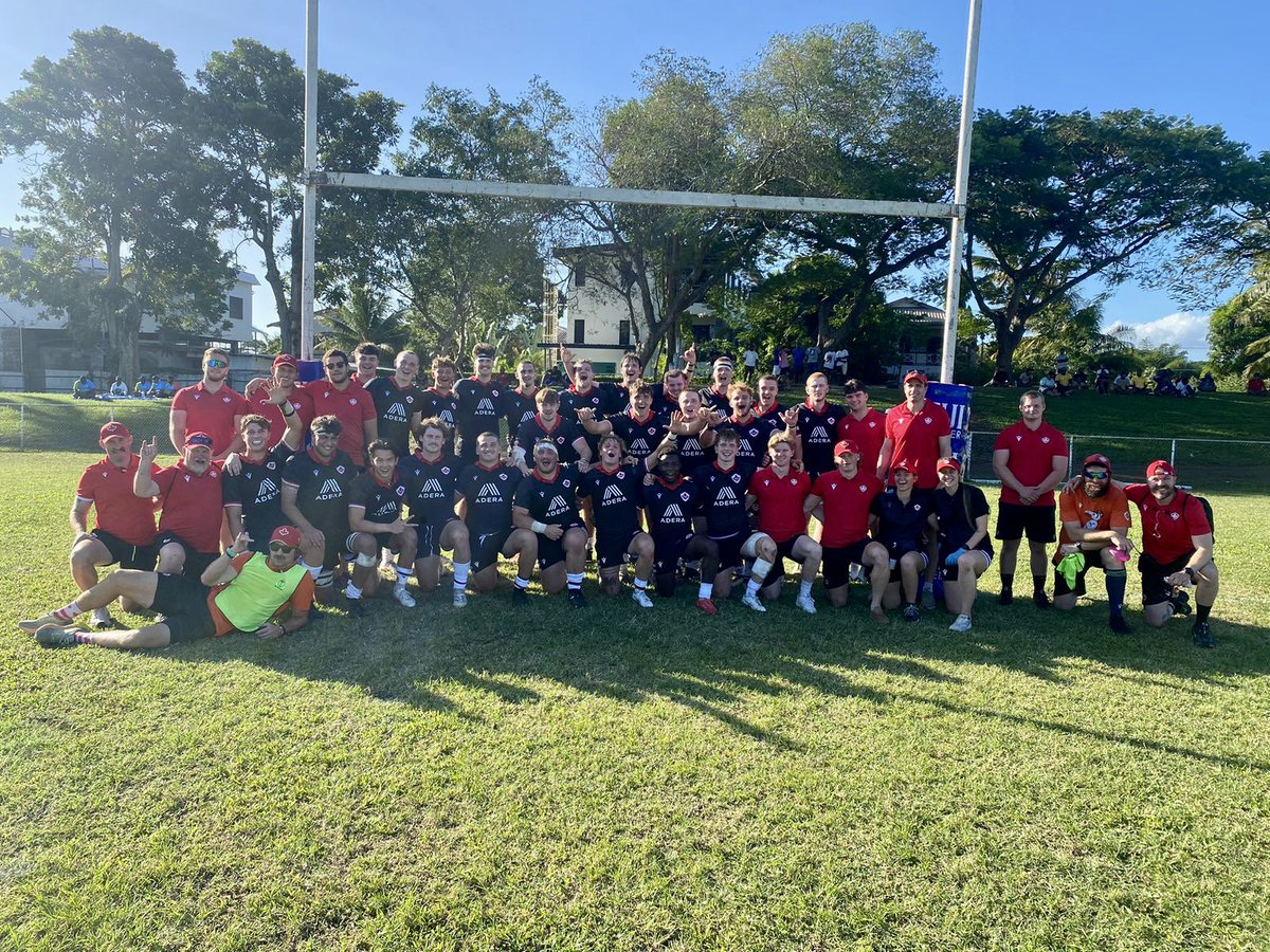 Congratulations to Canada’s U20 Men’s Rugby Team on a successful first Oceania Rugby U20s Challenge!

Leaving Fiji with two wins and a loss against strong opposition - the future is bright 🇨🇦

#RugbyCA | #OneSquad | <a href="/AderaHome/">Adera Development</a> <a href="/Odlum_Brown/">Odlum Brown</a> <a href="/oceaniarugby/">Oceania Rugby</a>