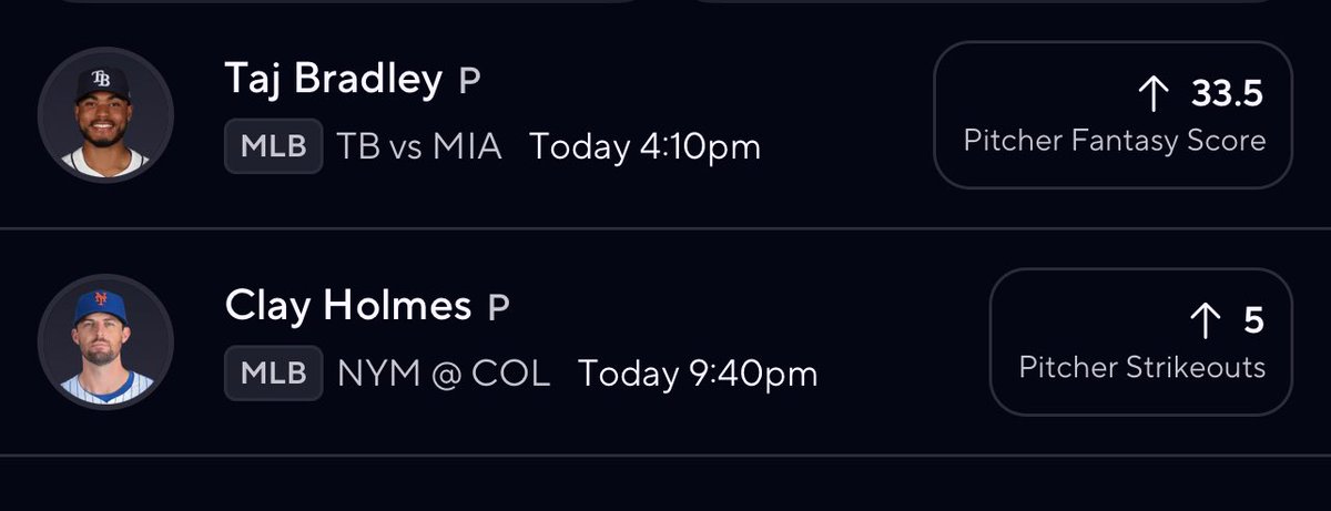 PureGrenade's tweet image. Todays POTD! Goodluck!!β
π
#prizepicks #underdog #sleeper #mlb #nba #betting #kbo #gambling #casino #money #rich #gaming #gamblingtwitter #gamblingx #nfl #fliff #potd #jockmkt #draftkings #thrivefantasy #CFB #NHL #Hardrock