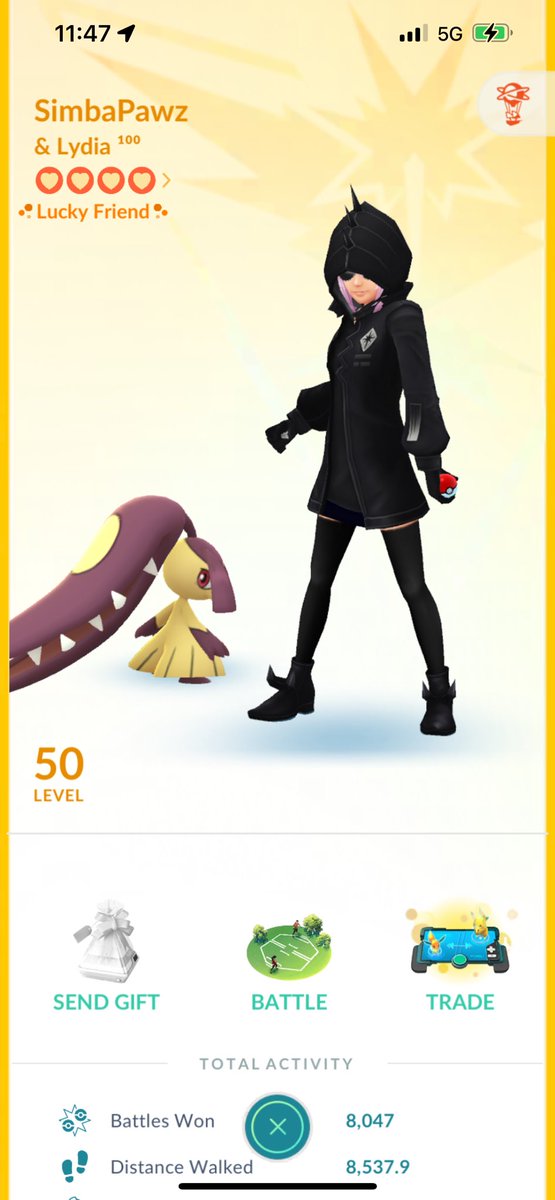 Does anyone know this trainers @ ? Looking to do a lucky trade as they are in NYC for Go Fest