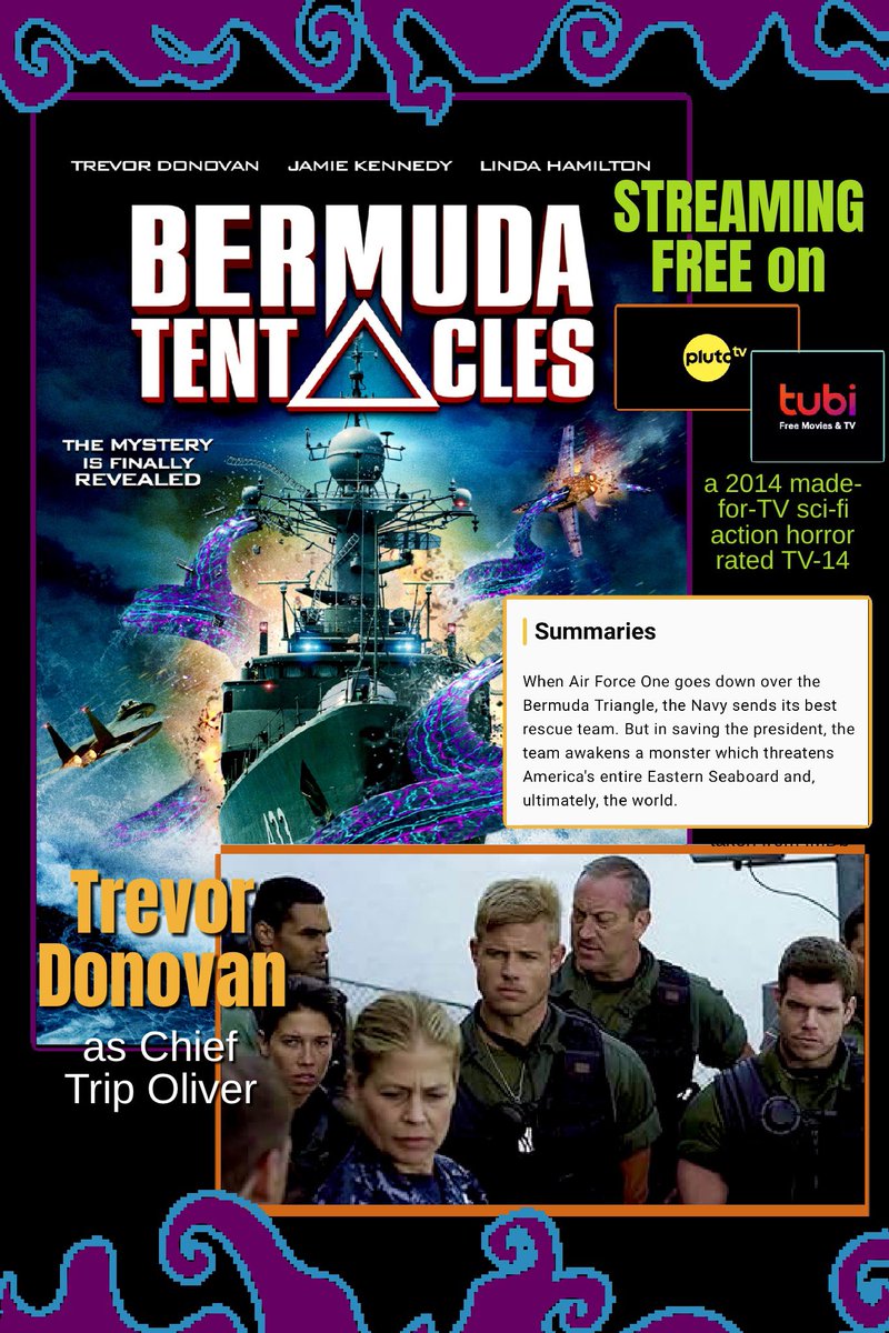 MistiB320592's tweet photo. ๐ฆ#DonoFANS, have you caught this one? #BermudaTentacles, a sci-fi action horror๐ฅ STREAMING FREE on @PlutoTV & @Tubi ! Trevor plays Chief Trip Oliver.
๐จ๐ฅ๐ฟ CATCH/DVR a โTrevor Treatโ #PrescriptionForLove ๐ ON @GAfamilyTV TODAY Saturday 6/7 at 10pm ET & Sunday 6/8 at 4am ET! https://t.co/idWh5ZnvnH