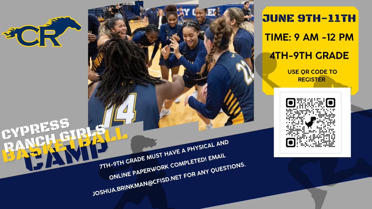 Don’t forget to register for camp! Camp starts Monday at 9 am! We can’t wait to see you there!