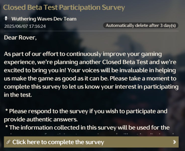 🚨 V2.5 Beta Recruitment has started!!

#WutheringWaves #WuWa #鳴潮 #WuWaCollection #WuWaAnniversary