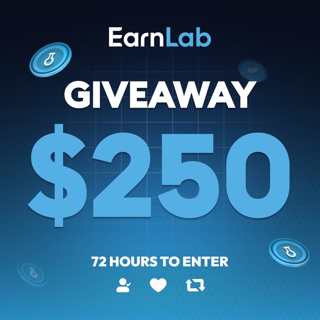 EarnLab.com (@earnlabcom) on Twitter photo $250 Giveaway Alert! 🎉 (5 Winners – $50 each)
You’ve got 72 hours to enter for a chance to win:
1️⃣ Follow <a href="/earnlabcom/">EarnLab.com</a>
2️⃣ Like, comment & repost this giveaway post
3️⃣ Stay tuned for the winner announcement!
⏰ Hurry — don’t miss out! $250 Giveaway Alert! 🎉 (5 Winners – $50 each)
You’ve got 72 hours to enter for a chance to win:
1️⃣ Follow <a href="/earnlabcom/">EarnLab.com</a>
2️⃣ Like, comment & repost this giveaway post
3️⃣ Stay tuned for the winner announcement!
⏰ Hurry — don’t miss out!